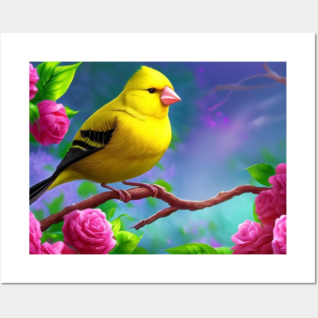 canary flower Wall Art by cloudart2868
